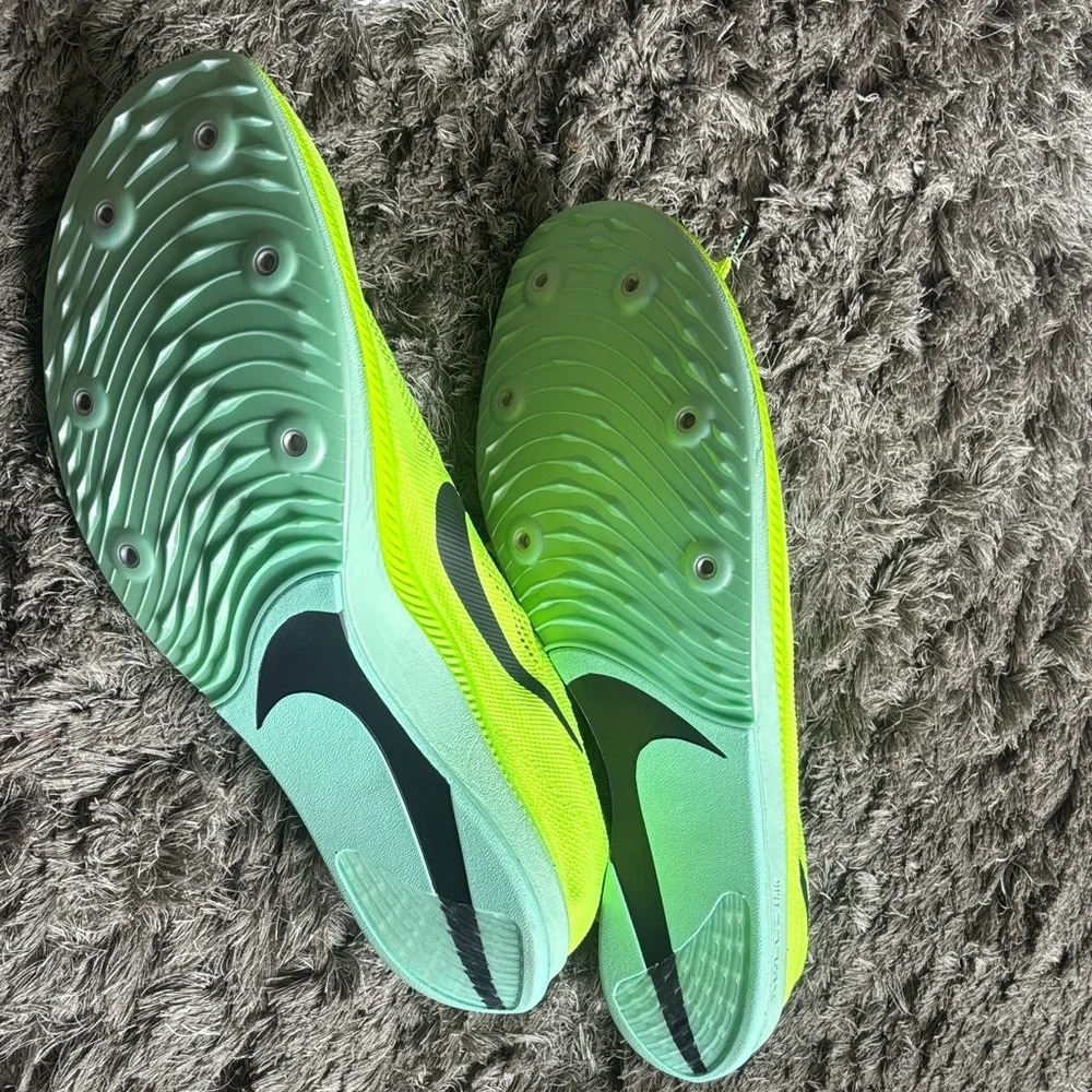 Nike Men's Green Dragonfly Zoom X Track Spikes 15 NEW